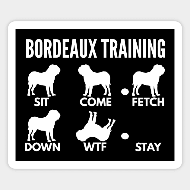 Dogue de Bordeaux Training French Mastiff Tricks Magnet by DoggyStyles